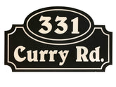 Outdoor Cottage Number Classic Sign
